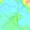 Топографическая карта Кожино, высота, рельеф