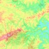 Топографическая карта Rio do Carmo, высота, рельеф