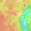 Топографическая карта Малые Коковичи, высота, рельеф