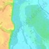 Топографическая карта Мохнач, высота, рельеф