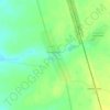 Топографическая карта Ратманово, высота, рельеф
