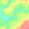 Топографическая карта Большой Кумак, высота, рельеф