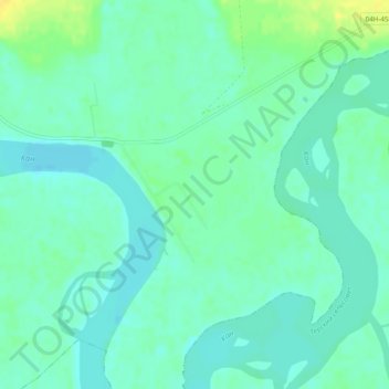 Топографическая карта Пермяково, высота, рельеф