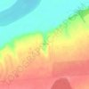 Топографическая карта Аначево, высота, рельеф