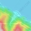 Топографическая карта Сухой Ручей, высота, рельеф
