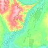Топографическая карта Хопёр, высота, рельеф