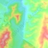 Топографическая карта Таенза, высота, рельеф