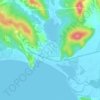Топографическая карта Волчанец, высота, рельеф