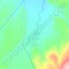 Топографическая карта Паужетка, высота, рельеф