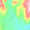 Топографическая карта Карахоль, высота, рельеф