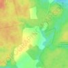 Топографическая карта Столыпино, высота, рельеф