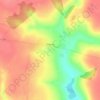 Топографическая карта Ливенка, высота, рельеф