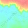 Топографическая карта Малый Мелик, высота, рельеф