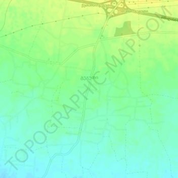 Топографическая карта Гегути, высота, рельеф
