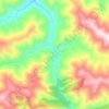 Топографическая карта Кумир, высота, рельеф
