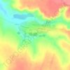 Топографическая карта Черкасское, высота, рельеф