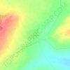 Топографическая карта Курганная, высота, рельеф