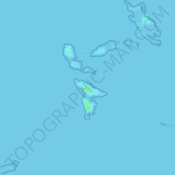 Топографическая карта Brownsman, высота, рельеф