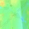 Топографическая карта Малое Замостье, высота, рельеф