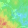 Топографическая карта Вороново, высота, рельеф