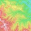 Топографическая карта Тхач, высота, рельеф