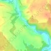 Топографическая карта Андреевское, высота, рельеф