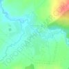 Топографическая карта Дергаусово, высота, рельеф