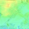 Топографическая карта Губино, высота, рельеф
