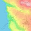 Топографическая карта heathland, высота, рельеф