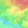 Топографическая карта Акатьево, высота, рельеф
