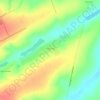Топографическая карта Спешнёво, высота, рельеф