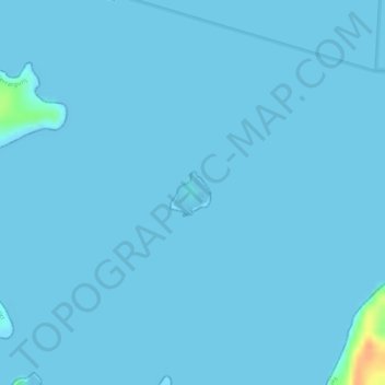 Топографическая карта Chester Island, высота, рельеф