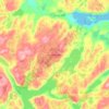 Топографическая карта Снежногорск, высота, рельеф