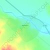 Топографическая карта Кокпекты, высота, рельеф