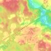 Топографическая карта Чернышовка, высота, рельеф