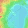Топографическая карта Лососинное, высота, рельеф