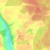 Топографическая карта Ивня, высота, рельеф
