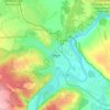 Топографическая карта Тулун, высота, рельеф