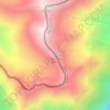 Топографическая карта Сари-Даг, высота, рельеф