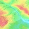 Топографическая карта Ягул, высота, рельеф