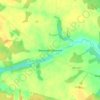 Топографическая карта Верхняя Песочня, высота, рельеф