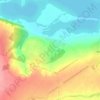 Топографическая карта Кулушево, высота, рельеф