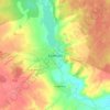 Топографическая карта Ермишь, высота, рельеф
