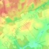 Топографическая карта Тишнево, высота, рельеф