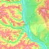 Топографическая карта Сарапул, высота, рельеф