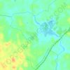 Топографическая карта Мошино, высота, рельеф