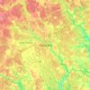Топографическая карта Иваново, высота, рельеф