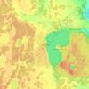 Топографическая карта Еткуль, высота, рельеф