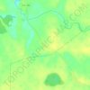 Топографическая карта Капустино, высота, рельеф