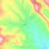 Топографическая карта Урахи, высота, рельеф